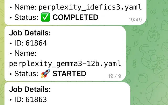 SLURM Job Notifications via Telegram